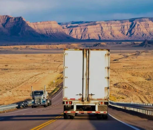 Two Trucks out west